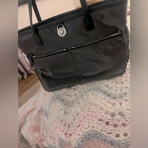 Dark grey Michael Kors tote